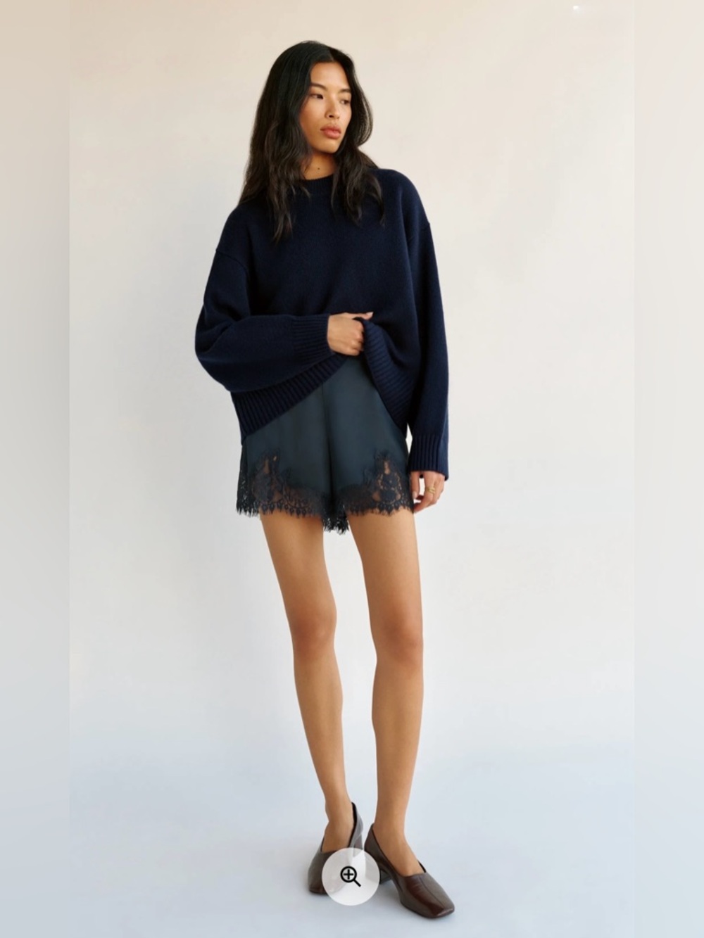 NWOT Reformation cashmere oversized crew sweater